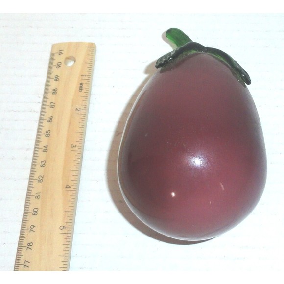 Lot of 5 Murano Style Glass Vegetables Two With Some Damage PLEASE READ - Picture 8 of 8